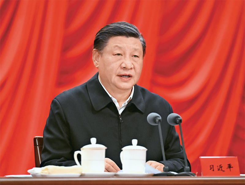2023年2月7日，新進中央委員會的委員、候補委員和省部級主要領(lǐng)導(dǎo)干部學(xué)習(xí)貫徹習(xí)近平新時代中國特色社會主義思想和黨的二十大精神研討班在中央黨校（國家行政學(xué)院）開班。中共中央總書記、國家主席、中央軍委主席習(xí)近平在開班式上發(fā)表重要講話。 新華社記者 李學(xué)仁/攝