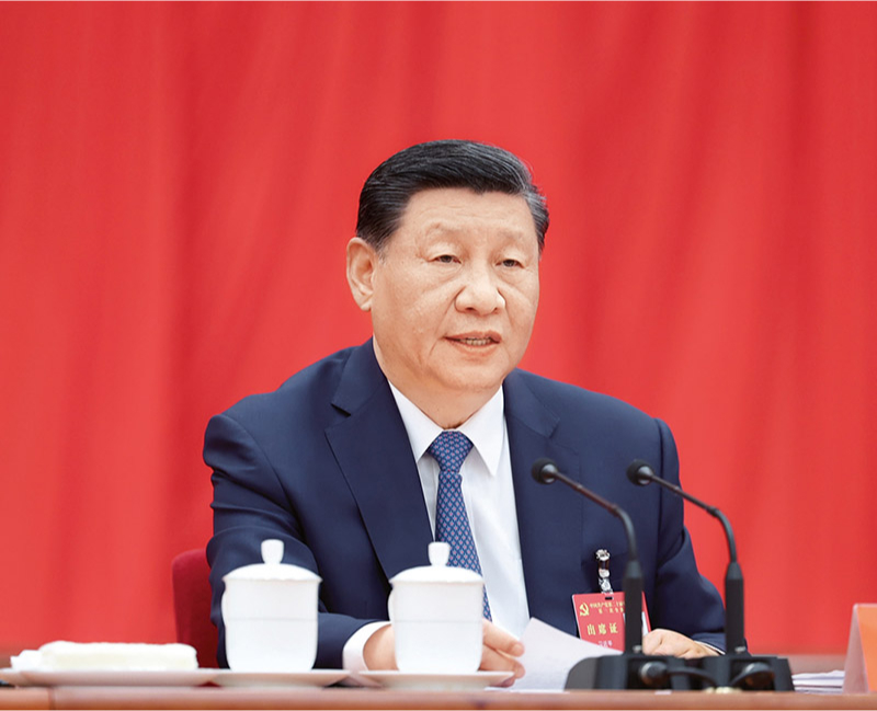 中國共產黨第二十屆中央委員會第三次全體會議，于2024年7月15日至18日在北京舉行。中央委員會總書記習近平作重要講話。 新華社記者 鞠鵬/攝